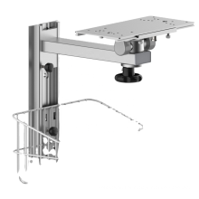 Hospital Medical Acessories Square Basking for Medical Trolly Cart Wall Mounting